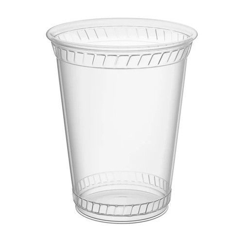Clear Plastic Cups. Package includes 20 count cups measuring 16oz, about 4.5in tall.