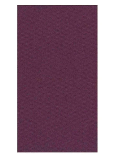 Aubergine Airlaid Guest Towel Napkins. These paper linen napkins feature a solid eggplant purple color. Perfect for LSU-themed parties or any fall event. Package includes 12 count napkins measuring 7.75in x 4.25in when folded.