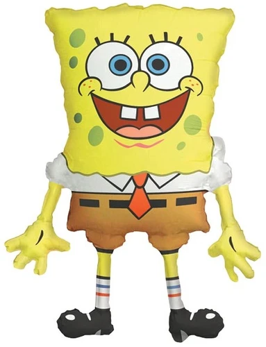 Add some nautical nonsense to your party with this SpongeBob Squarepants Balloon! This foil balloon is in the shape of the iconic Spongebob. Balloon is approximately 28 inches after inflation.