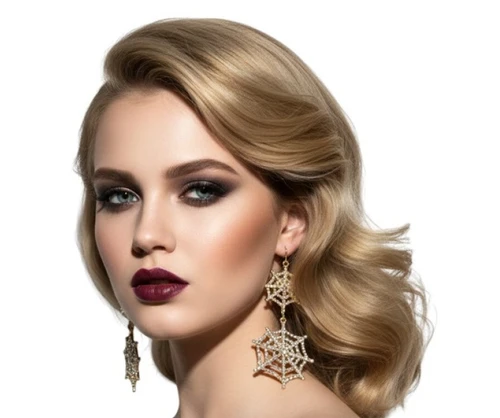 Spiderweb Earrings. These metal earrings feature a spiderweb shape dangling from a smaller spiderweb shape, both covered in iridescent rhinestones. The undersides are gold. Package includes 1 count pair of earrings measuring about 2.75in long, 1.5in wide.