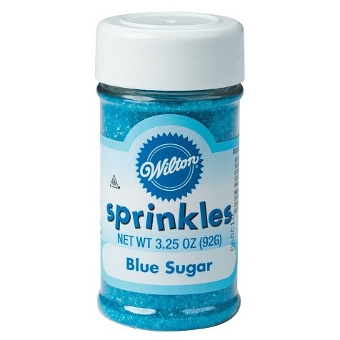 Blue Sugar Sprinkles. Perfect for special occasions, or just because sweets, choose your 3oz bottle of sugar.