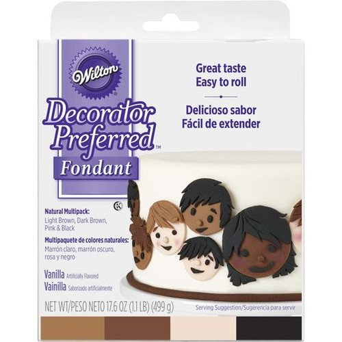 Decorator Preferred Fondant Natural Colors 17.6oz Decorator Preferred Fondant Natural Colors 17.6oz
