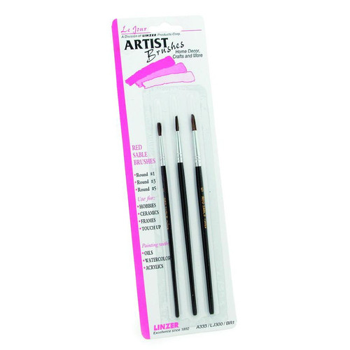 Sable Brush Set 3ct Sable Brush Set 3ct