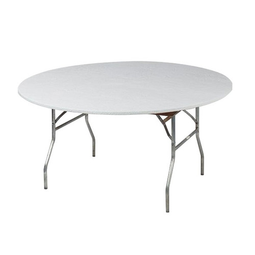 Round Table Kwik Cover 60in - White Round Table Kwik Cover 60in - White