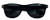50s Nerd Black Glasses - Black. These UV400 glasses feature a classic black designed frame. Available in black and clear lenses. Desired style not guaranteed. Measures 6in x 1.8in. One size fits most.