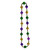 Make a bold statement with Jumbo Mardi Gras Beads! This 38-inch strand features large purple, green, and gold beads, with smaller beads in between. Perfect for wearing or adding to your Mardi Gras décor, these beads are sure to enhance any celebration with their festive flair! Package includes one strand of beads. Make a bold statement with Jumbo Mardi Gras Beads! This 38-inch strand features large purple, green, and gold beads, with smaller beads in between. Perfect for wearing or adding to your Mardi Gras décor, these beads are sure to enhance any celebration with their festive flair! Package includes one strand of beads.