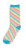 Ladies Easter Printed Crew Socks - Rainbow Stripe. Sized 9-11, they offer a snug fit for most. Package comes with one pair of socks. Desired style not guaranteed.