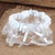 White Wedding Garter. Designed with delicate lace and a soft satin ribbon, accented with a ribbon flower. One size fits most.