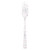 Red, Blue, and Silver Glittered Plastic Forks. Made from clear plastic, each fork is filled with red, blue, and silver glitter for a fun, festive touch. Package includes 18 count forks measuring 7in.