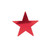 Red Foil Star Cutout. Made from cardstock, this classic five-pointed star has a shiny foil finish on both sides. 5in, available in other sizes