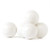 White Gumballs. These classic 1 inch gumballs feature a white color coating. Perfect for weddings, baby showers, holidays, and more. Net weight available in 14oz and approximately 3lbs 9oz.