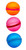 Reusable Magnetic Water Balloons. This fun 3-pack includes bright orange, pink, and blue balloons made from silicone with a magnetic seal. Refill underwater to use again and again. Package includes 3 count toys measuring about 3in.