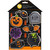 Haunted House Halloween Cookie Cutter Set! These sturdy metal cutters are great for making festive treats! Package includes a spider, pumpkin, spider web, coffin, tombstone, bat, and cauldron, ranging in size from 3in - 4in.