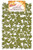 Harvest Felt Placemat - Green. Available in orange or muted green, this felt placemat has die-cut leaf shapes filling a rectangular shape. Desired style not guaranteed. Measures 17.5in x 11.25in.