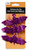 Glitter Bat Clips - Purple. In the shape of a bat with outstretched wings, this clip is covered in glitter, available in silver, black, purple, or orange. Desired color not guaranteed. Package includes 3 count clips measuring 2.17in.