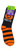 Adult Halloween Socks - Pocvs Jack O Lantern. Black with orange ends and orange stripes, as well as a Jack O Lantern and "POCVS" in white text. Package comes with one pair of socks. One size fits most. Desired Style not guaranteed.