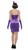Purple Flapper Dress Adult. This sleeveless dress features a purple fringe design with iridescent purple sequin straps. This costume also includes a matching iridescent purple sequin headband with a purple feather as well as purple gloves. Boa, necklace, shoes, wig, and cigarette holder not included. Available in adult sizes X Small 2 - 4, Small 6 - 8, Medium 10 - 12, Large 14 - 16, and X Large 18 - 20.