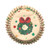 Christmas Baking Cups - off white with smiley wreath. Desired style not guaranteed. Package includes 50 count 2in mini baking cups.