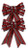 Metallic Stripe PVC Bows - silver. Available in red, gold, or silver, these plastic bows feature glittery tinsel with silver and black metallic stripes. Desired color not guaranteed. Package includes 2 count bows measuring 5in x 7.5in.