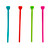 Appetizer Picks - Colorful Plastic Heart Toppers. Available in colorful plastic two prong (3.5in), wooden colorful cello frill (3.75in), colorful plastic heart toppers (3.25in), and plain wooden (3in), these picks are perfect for smaller foods at your buffet table. Desired style not guaranteed. Package includes 70 count picks.