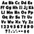 These printed cardstock cutout accents can make your classroom decor or school project more dynamic. These sheets of punch out letters, numbers, and punctuation stand out with a bold black somewhat wavy design. Package includes 208 count cutouts total, with 55 count uppercase letters, 84 count lowercase letters, 20 count numbers (0-9), 35 count punctuation marks, and 14 count Spanish accent marks. The largest pieces measure about 4in. Sizes will vary for each piece.