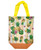 Summer Theme Reusable Plastic Bags - Pineapple. These plastic bags feature various summery designs inspired by fruit, such as watermelon, pineapple, papaya, and citrus. Desired style not guaranteed. Package includes 2 count bags measuring 9in x 8.25in x 4.25in.