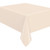 Vanilla Cream Plastic Table Roll. This plastic roll can be trimmed to any length and covers up to 11 standard 8ft tables. Measures 3.3ft x 100ft.