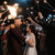 Celebration Sparklers. Each gold sparkler emits a brilliant shower of sparks when lit. Ideal for outdoor parties, holidays, weddings, or evening events, they bring instant excitement and a touch of sparkle to any occasion. Burns for approximately 115 seconds. Package includes 8 count 19.5in sparklers.