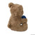 Plush Patriotic Teddy Bear with Heart. This soft, muted brown plush teddy bear with embroidered eyes, nose, and mouth holds a plush heart decorated in red, white, and blue stars and stripes. Package includes 1 count toy measuring about 6in.