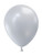 Luster Nevada Silver Latex Balloons. Package includes 50 count, 12 inch uninflated balloons.