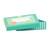 Lunchbox Shaped Treat Boxes. These green, lunchbox shaped paper treat boxes feature colorful accents such as stars, a smiley face, and a megaphone that has "BACK TO School" in white text. A label on the lid with the text "THIS LUNCHBOX BELONGS TO:" has a space to write a personal name. The bottom has a striped design. Package includes 6 count boxes measuring about 5in x 3.75in x 2.25in.