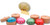 Desired color not guaranteed, no returns or exchanges. Package includes 1 count toy in a plastic steamer pot shaped container measuring 3.75in in diameter, 1.9in tall.