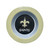 New Orleans Saints Melamine Bowl. This plastic bowl is a gold fleur de lis with "SAINTS" underneath in white text. Package includes 1 count bowl measuring 7.5in.