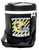 New Orleans Saints 3 in 1 Thermal Food Container. This black and white container features a New Orleans Saints logo printed on one side, as well as a black adjustable strap. This set includes two white plastic containers with lids. A collapsible white plastic spoon fits within a compartment under the lid of the container. Thermal container measures 5.5in in diameter x 7in tall with lid, 2 count plastic containers measure 4.7in in diameter x 3in tall each, and spoon measures 6.25in.