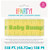 Baby Bump Measuring Tape Game. This yellow plastic measuring tape features green marker lines and repeating text that reads "How Big is the Baby Bump?" Have guests try to guess the waist size of the baby bump by cutting their own lengths of tape. The closest fitting length of tape wins! Package includes 1 count roll of tape measuring 2in x 150ft.
