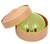 Glow in the Dark Squeezy Dumpling. Shaped like a round dumpling with a cute face, this stress toy arrives in a mystery color and can glow in the dark when exposed to light. Desired color not guaranteed, no returns or exchanges. Package includes 1 count toy measuring about 3.5in in a plastic steamer pot shaped container measuring 3.75in in diameter, 1.8in tall.