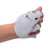 Ghost Puffer. Squeezing this white ghost shaped toy will make it puff out between your fingers. Package includes 1 count toy measuring 3in.