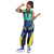K Pop Demon Hunters Zoey Classic Child. This polyester costume includes a jumpsuit with printed details such as buckles and zippers and a black armband with a velcro pouch. Shoes and wig not included. Available in child sizes Small (4 - 6), Medium (7 - 8) and Large (10 - 12).