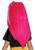 K Pop Demon Hunters Mira Child Wig. This long synthetic hair magenta wig includes two high pigtails and two strands that frame the sides of the face. Package includes wig only. One size fits most children.