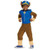 Chase Deluxe Toddler costume. This polyester costume features a jumpsuit with a vinyl badge, attached tail, detachable pup pack, and character headpiece with ears. Shoes not included. Available in toddler sizes Medium (3T - 4T), and Large (4 - 6).