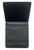 Police Badge ID - open. This black faux leather flip wallet features a silver tone classic police badge on the outside and a single pocket on the inside. Wallet measures 3.75in x 4.25in when folded (8.5in when open), badge measuring about 1.9in x 2.75in.