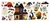 Halloween Glitter Cling Stickers - Set 1 Single House. These sticker clings feature ghosts, bats, haunted houses, pumpkins, and more in a cute cartoony style and accents of iridescent glitter. Available in two different sets. Desired set not guaranteed. Sheet measures 19in x 7.9in with stickers of various shapes and sizes.