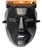 Survival Game Mask - Face. This black plastic full face mask features either a sculpted face or a see through mesh design with a white square, circle, or triangle symbol and an attached elastic band. Desired style not guaranteed. One size fits most older teens and adults.