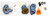 Halloween Window Gel Cling Banner - Ghosts. With a choice between a set that includes eyeballs, pumpkins, or ghosts, these are decals made from synthetic rubber with static cling. Desired style not guaranteed. Sheet measures about 19in x 6in.