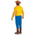 Toy Story Woody Classic Adult. This polyester costume includes a printed jumpsuit, a bandana, sheriff badge, and hat. Boots not included. Available in Adult sizes Medium (38 - 40) and Large/X Large (42 - 46).