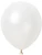 Pearl White Latex Balloons. Package includes 6 count, 18 inch uninflated balloons.