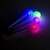 Supernova LED Wand - light up in dark. This plastic wand features a spiky ball at the end in blue, green, purple, or pink, that when tapped features a flashing light that lasts about 15 seconds. Batteries included by not accessible. Desired color not guaranteed. Package includes 1 count toy measuring 9in.