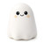 The Big Squij Ghost Slow Rise Squishy Toy. This smooth, rounded smiling white ghost offers a satisfying squeeze and is slow to regain its shape. Package includes 1 count toy measuring about 5.75in.