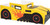 Hot Wheels Treat Boxes. These printed cardstock boxes when folded take the shape of a yellow hot wheels car with flames and the number "21." Snacks not included. Not microwave safe. Some assembly required. Package includes 6 count boxes measuring 9in x 4.75in x 3.5in when assembled.