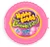 Hubba Bubba Bubble Tape. In an iconic pink, round plastic container, this original flavor bubble gum in rolled up tape form can be cut to desired length and kept in a clean, safe place. Container measures about 3in in diameter, tape measures about 6ft, Net WT 2oz.